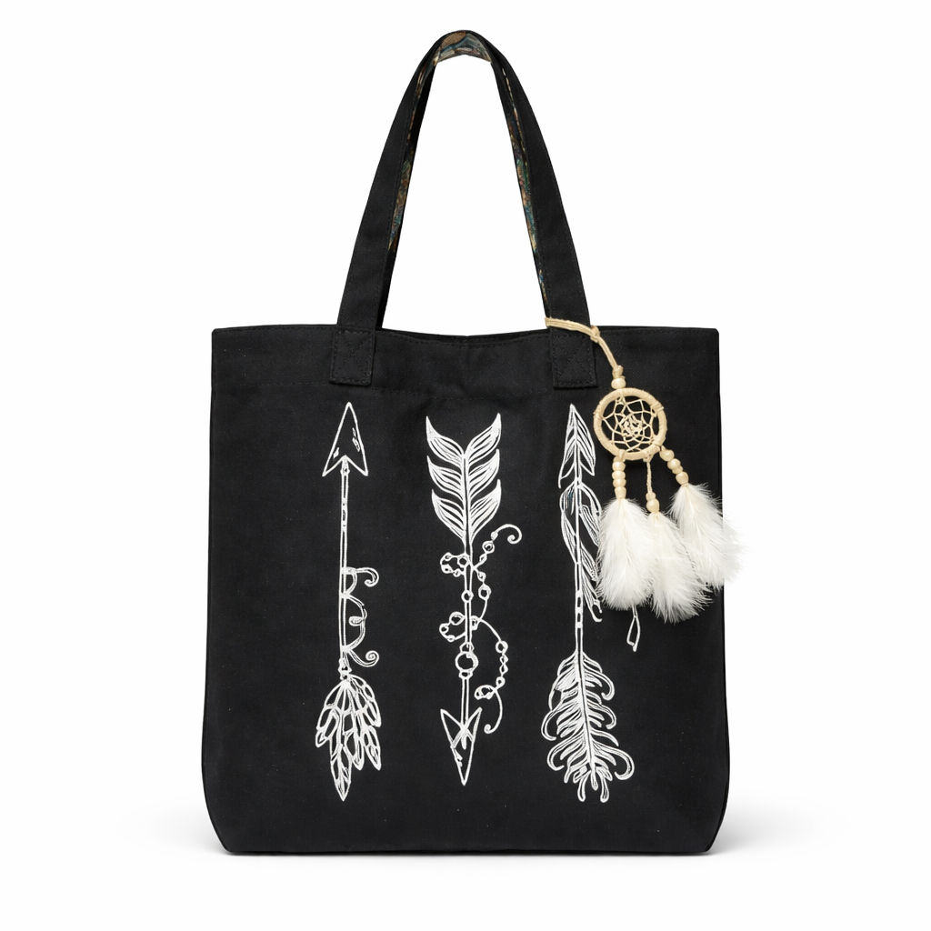 Stylish Black Women Tote Bag for Everyday Use